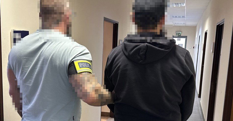 zdjęcie: Były partner dusił ją podczas snu 33 letni mężczyzna trafił do aresztu / fot. KMP w Jaworznie