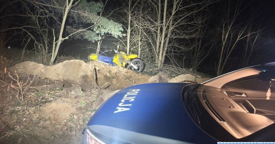 zdjęcie: Siedemnastolatek uciekł crossem przed policją i został zatrzymany / fot. KPP w Lubinie