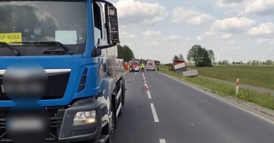 zdjęcie: Zdarzenie drogowe na W-541 / fot. KPP w Żuromienie
