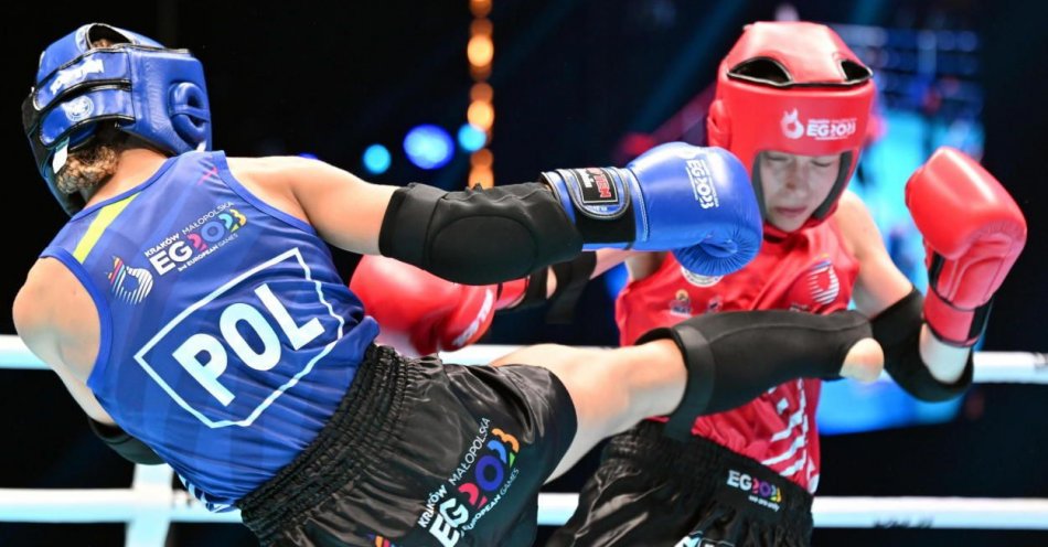 zdjęcie: Igrzyska Europejskie - złoty i dwa srebrne medale Polaków w muaythai / fot. PAP