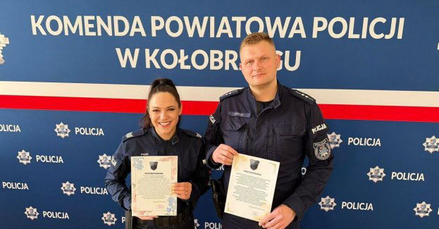 Kołobrzeg Podziękowania dla policjantów wspierających uczniów mundurowych