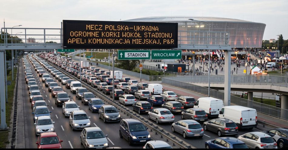 zdjęcie: Polska - Ukraina we Wrocławiu. Na meczu najlepszym MPK! / ai/gem/202605291530