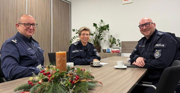 Podziękowania za rok współpracy w Komendzie w Nowym Tomyślu