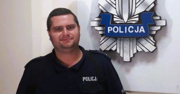 Darłowo policjant uratował życie mężczyzny w kryzysie