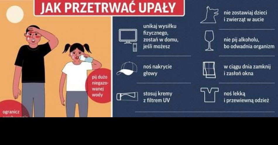 zdjęcie: Jak przetrwać upał / fot. KPP w Środzie Śląskiej