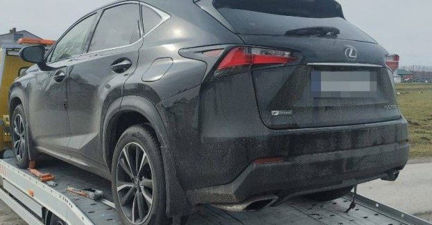 Ukradł Lexusa pod Lublinem, a wpadł pod Stoczkiem Łukowskim