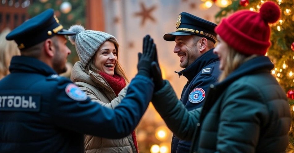 zdjęcie: Policja z Ostródy składa świąteczne życzenia mieszkańcom / TM/ przykładowa ilustracja