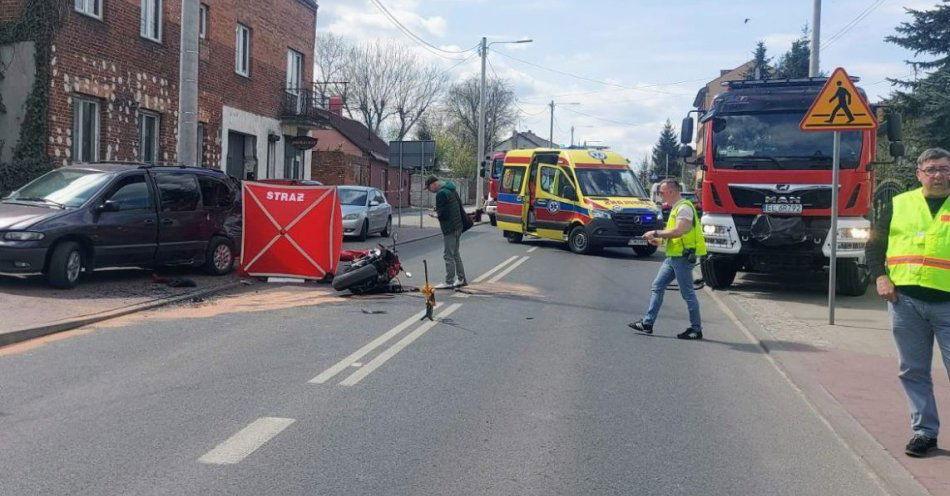 zdjęcie: Śmiertelny wypadek motocyklisty w Tomaszowie Mazowieckim / fot. KPP w Tomaszowie Mazowieckim