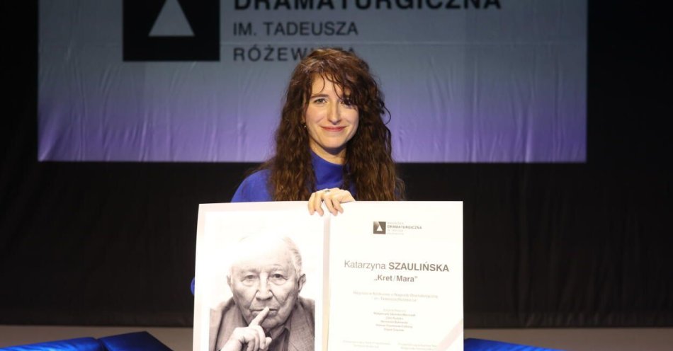 zdjęcie: Katarzyna Szaulińska laureatką Nagrody Dramaturgicznej im. Tadeusza Różewicza / fot. PAP