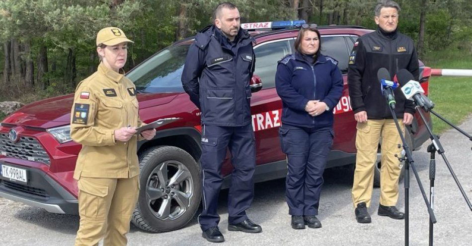 zdjęcie: Przypominamy, wypalanie traw jest zabronione! / fot. KMP Kielce