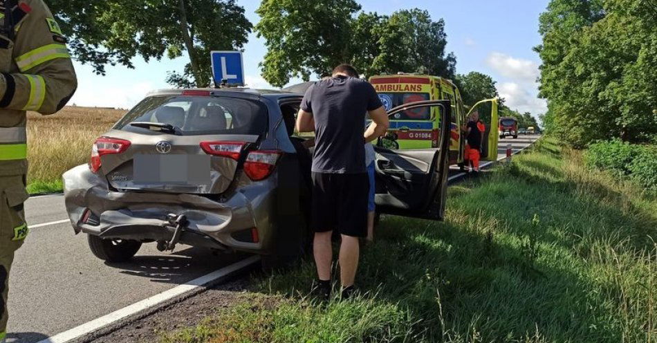 zdjęcie: Kierowco, zachowaj bezpieczny odstęp od pojazdu poprzedzającego. / fot. KPP w Kwidzynie
