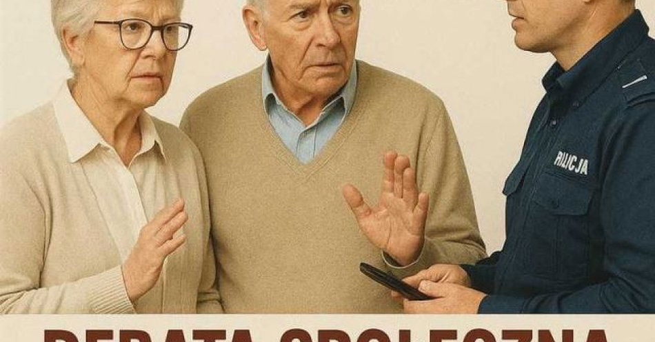 zdjęcie: Debata w Oświęcimiu: Seniorze nie daj się oszukać / fot. KMP w Oświęcimiu