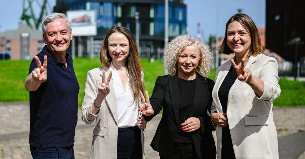 Robert Biedroń przedstawił "jedynki" na listach Nowej Lewicy do parlamentu w Trójmieście