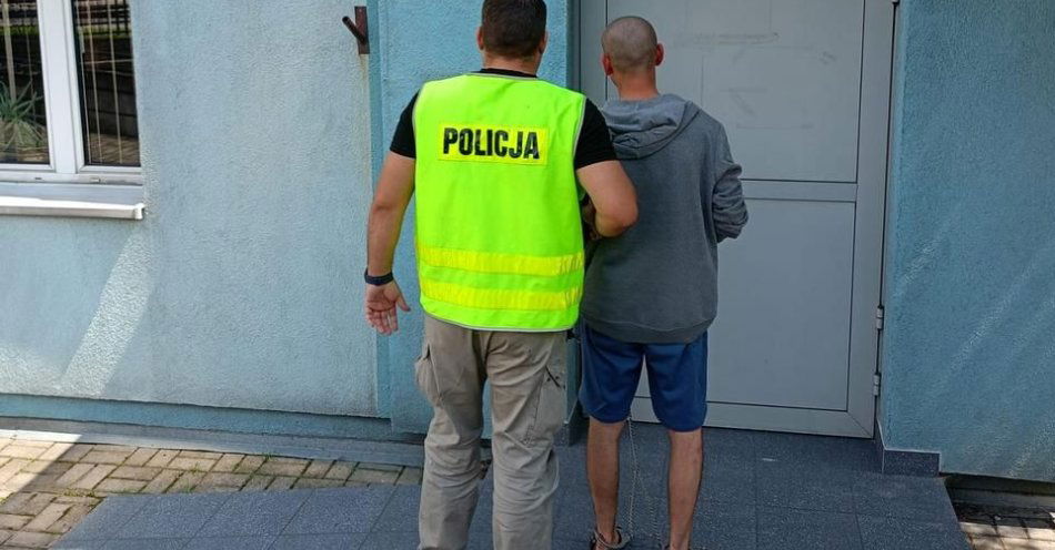 zdjęcie: Złodziej samochodu zatrzymany przez policjantów / fot. KPP w Radziejowie