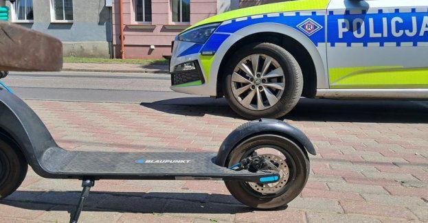 Mieszkaniec Kwidzyna zatrzymany po alkoholu na hulajnodze