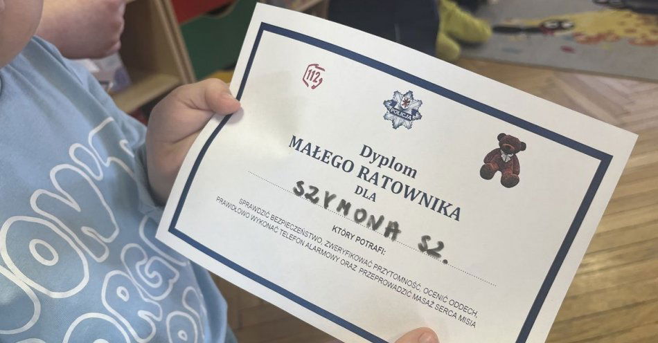 zdjęcie: Bystry Przedszkolak / fot. KPP w Białogardzie