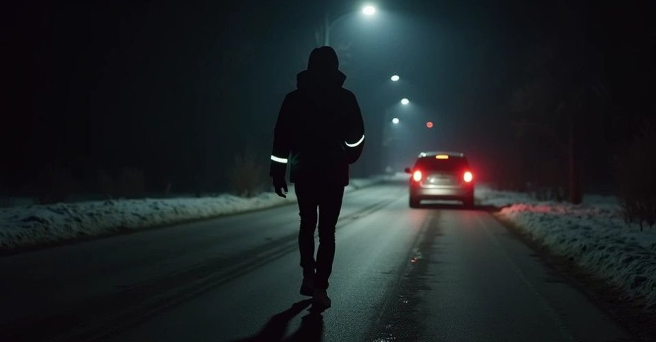 zdjęcie: Jak odblaski ratują życie po zmroku / TM/ przykładowa ilustracja