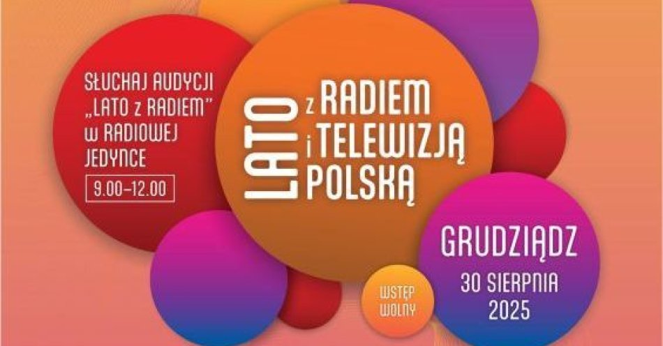 zdjęcie: Huczne zakończenie lata w Grudziądzu - wielki finał Lata z Radiem i Telewizją Polską / fot. UM Grudziądz