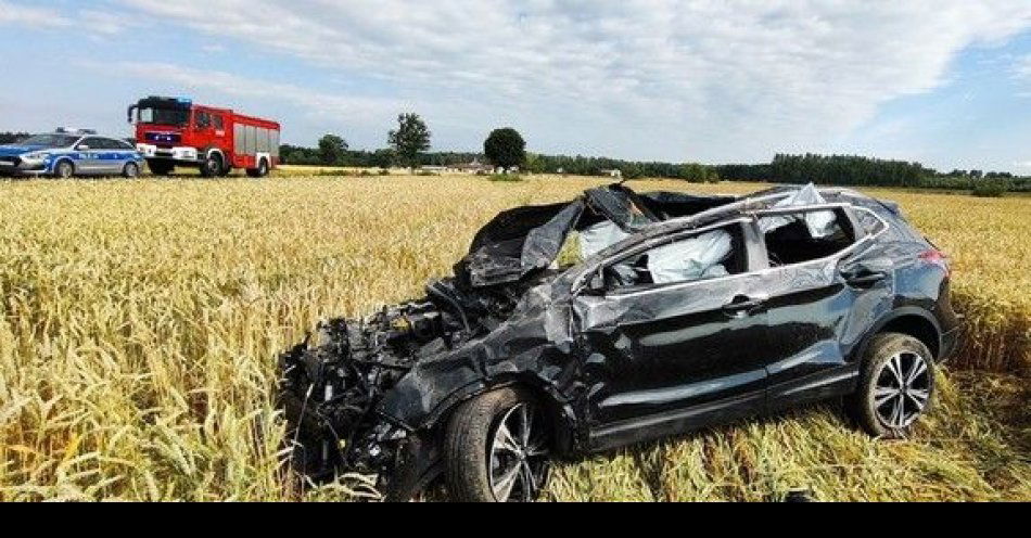 zdjęcie: Tragiczny wypadek w Zbulitowie Dużym / fot. KPP Radzyń Podlaski