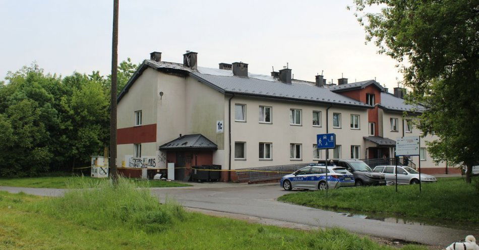 zdjęcie: Pożar budynku wielorodzinnego w Tarnowie / fot. KMP w Tarnowie