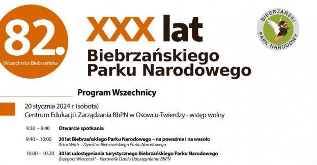 Zapraszamy na 82. Wszechnicę Biebrzańską