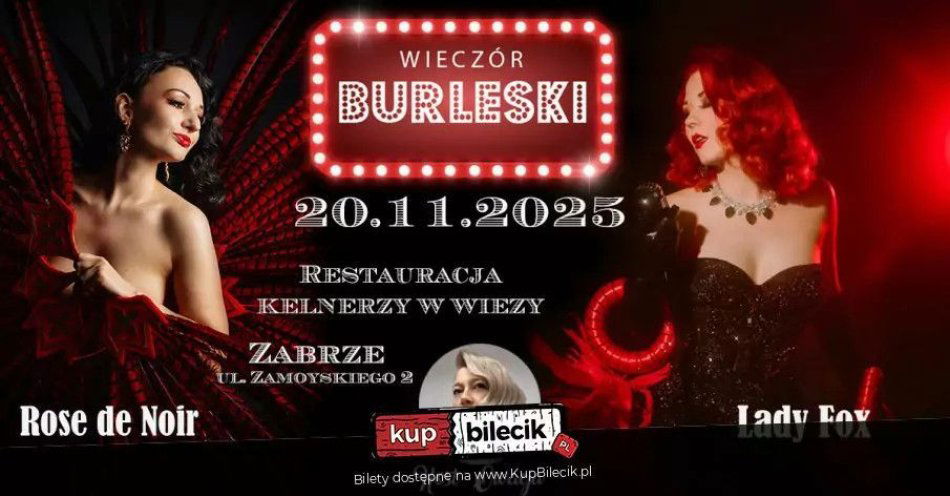 zdjęcie: Burleska by Rose de Noir w restauracji Kelnerzy w Wieży / kupbilecik24.pl / Burleska by Rose de Noir w restauracji Kelnerzy w Wieży