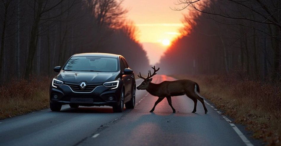 zdjęcie: Sarna wbiegła pod koła w powiecie gostynińskim. Auto uszkodzone / TM/ przykładowa ilustracja