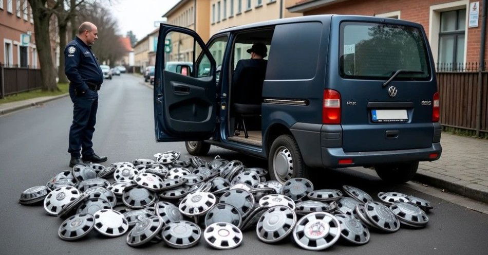 zdjęcie: Złapani po nocnej kradzieży 56 kołpaków z poznańskich aut / TM/ przykładowa ilustracja