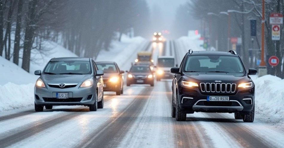 zdjęcie: Zasady bezpiecznej jazdy podczas intensywnych opadów śniegu / TM/ przykładowa ilustracja