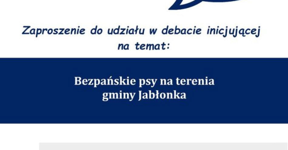 zdjęcie: Debata o bezpańskich psach w Jabłonce. Policja zaprasza / fot. KMP w Nowym Targu