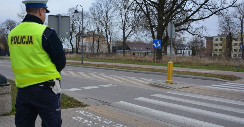 zdjęcie: Pieszy- Bezpieczny- Widoczny / fot. KMP Suwałki