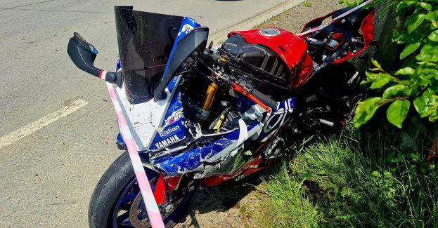 Niebezpieczna kolizja z udziałem motocyklisty