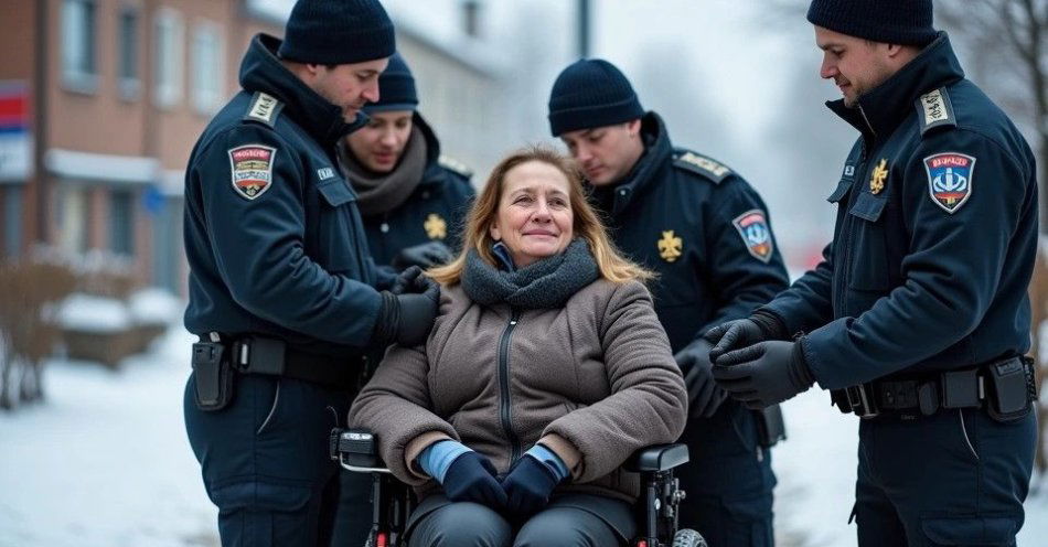 zdjęcie: Policjanci z Łukowa uratowali kobietę na skuterze inwalidzkim / TM/ przykładowa ilustracja