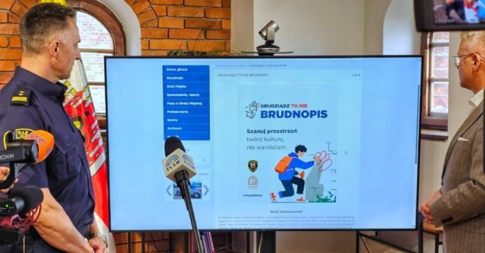 zdjęcie: Rusza miejska kampania Grudziądz to nie brudnopis / fot. UM Grudziądz