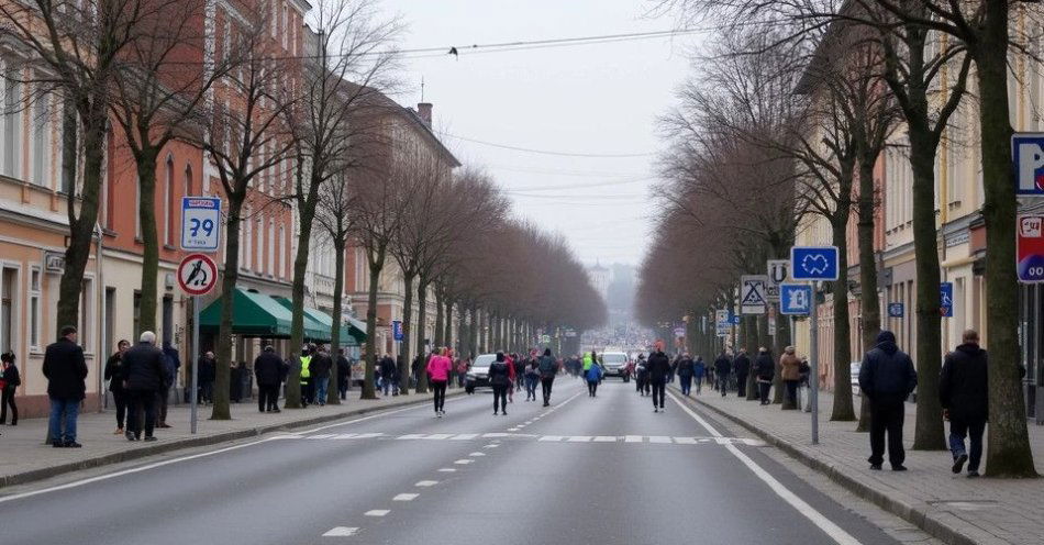 zdjęcie: Utrudnienia podczas XXIII Maratonu Odrzańskiego w Kędzierzynie Koźlu / TM/ przykładowa ilustracja