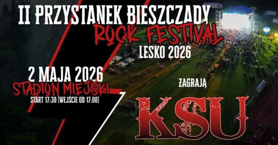 zdjęcie: II Przystanek Bieszczady Rock Festiwal Lesko 2026 / kupbilecik24.pl / II Przystanek Bieszczady Rock Festiwal Lesko 2026