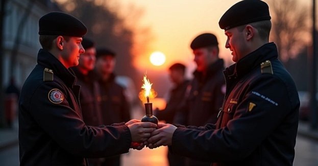 Betlejemskie Światło Pokoju dotarło do augustowskiej policji