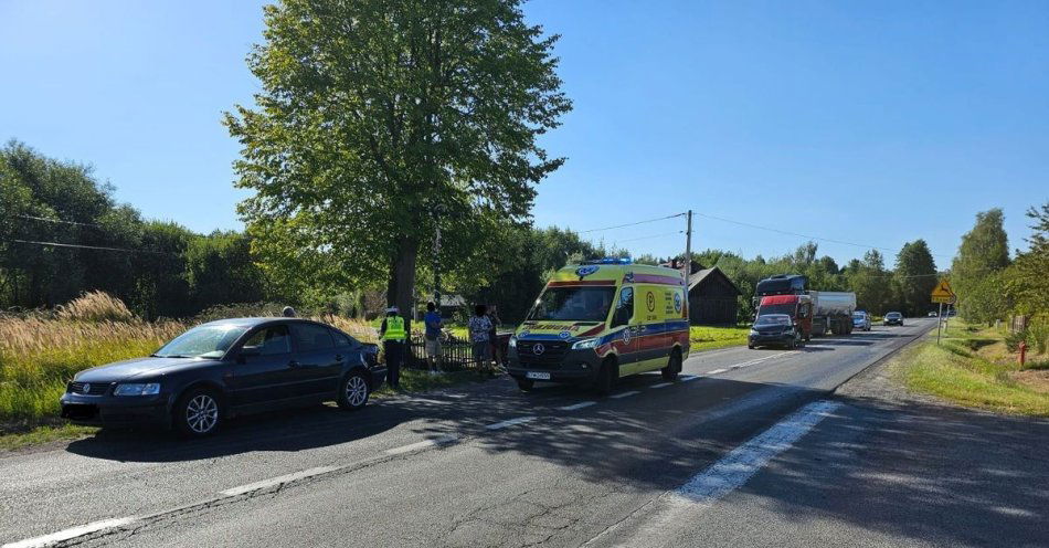 zdjęcie: Kolizja z udziałem 5 samochodów osobowych / fot. KPP w Tomaszowie Mazowieckim