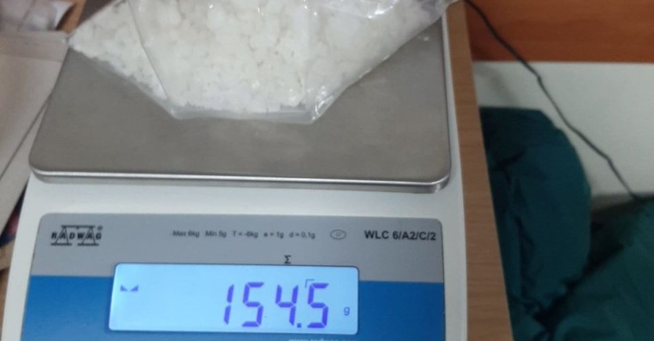 zdjęcie: Kierowca z Rabki zatrzymany z 150 g mefedronu / fot. KMP w Nowym Targu