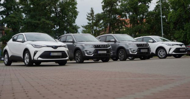 Cztery nieoznakowane hybrydy od Wojewódzkiego Funduszu Ochrony Środowiska i Gospodarki Wodnej w Toruniu