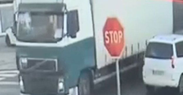 Kalisz: policja szuka świadków zderzenia ciężarówki