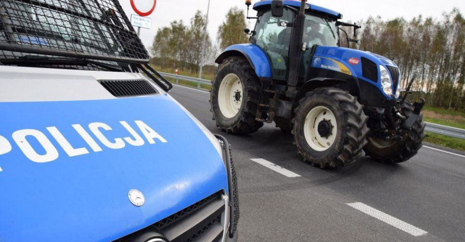 zdjęcie: Protest rolników przyniesie utrudnienia w ruchu drogowym / fot. KPP w Łosicach