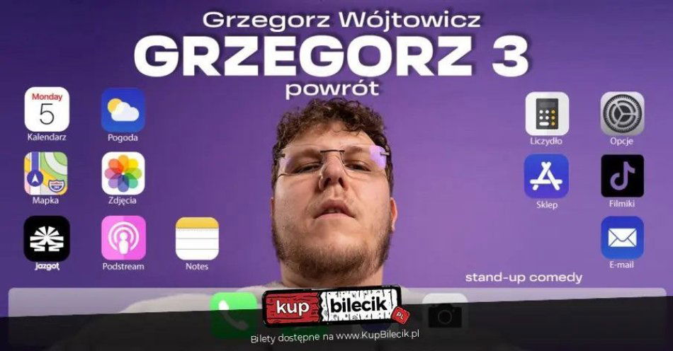 zdjęcie: Grzegorz 3: Powrót / kupbilecik24.pl / Grzegorz 3: Powrót