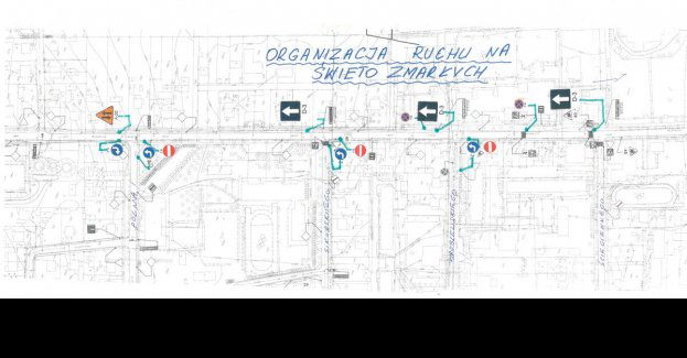 Wszystkich świętych; - zmiany organizacji ruchu