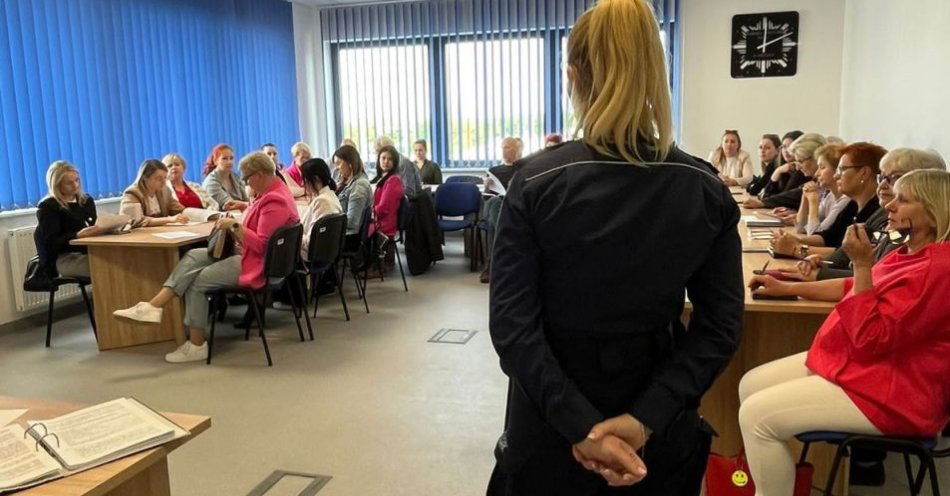 zdjęcie: Aby w trakcie wyborów było bezpiecznie / fot. KPP w Pyrzycach
