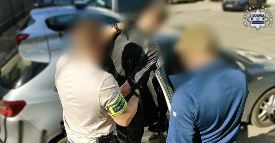 zdjęcie: Groził ekspedientce pozbawieniem życia - 41-latek zatrzymany przez strzeleckich policjantów / fot. KPP Strzelce Opolskie