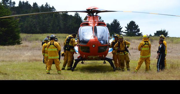 Ciągnik rolniczy przygniótł 12-latka, który nim kierował. Chłopiec śmigłowcem został przetransportowany do szpitala