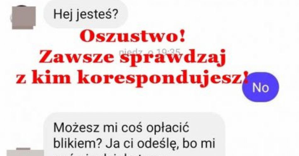 zdjęcie: Ostrzegamy przed oszustwami internetowymi / fot. KPP w Opocznie