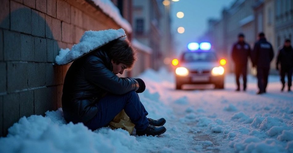 zdjęcie: Niskie temperatury zagrażają życiu Nie bądź obojętny / TM/ przykładowa ilustracja