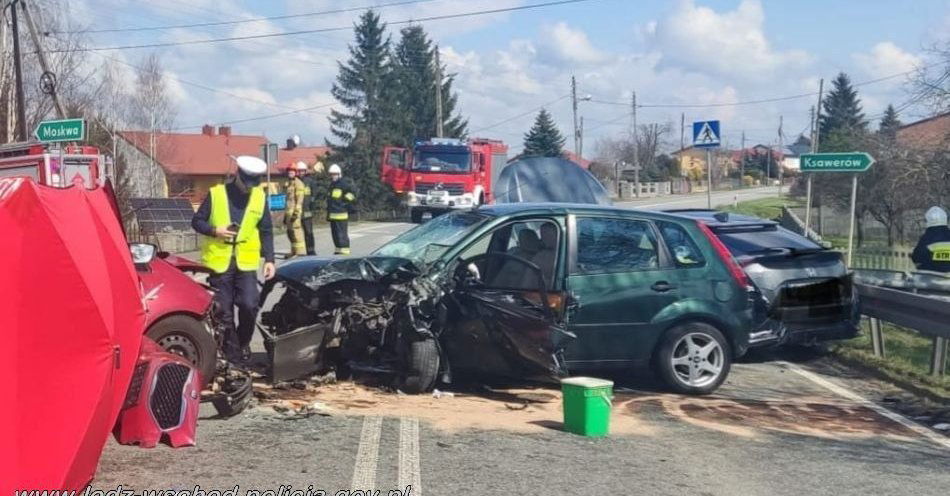 zdjęcie: Tragiczny wypadek w Lipinach / fot. KPP łódzkiego wschodniego